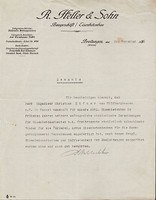 BREITUNGEN, Brief 1936, Baugeschäft R. Heller & Sohn