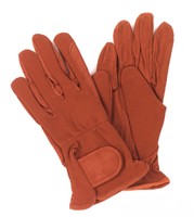 Reithandschuhe High Tech Gr M Nubuk-Leder-Optik Handschuhe Reiten / Radfahren