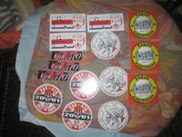 15 Ultras Aufkleber,Sticker VAK 410,F-Side Ajax Amsterdam