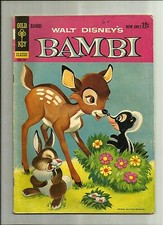 WALT DISNEY'S BAMBI GOLD KEY CLASSIC COMICS SILVER AGE MOVIE COMIC
