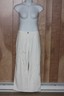 WOMEN'S NEWPORT NEWS WHITE FLORAL PANTS-SIZE: 24W