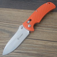 GANZO Messer G726M-OR Taschenmesser Klappmesser 440C Stahl Green G10 Griff