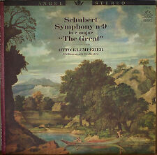SCHUBERT: Symphony No. 9-NM1961LP OTTO KLEMPERER/PHILHARMONIA ANGEL BLUE LABEL