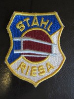 BSG Stahl Riesa-Aufnäher-Patch-DDR Fussball Oberliga-DDR Liga-gestickt