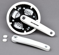 1.12.6.1 Kurbelgarnitur Suntour Aluminium weiß 42/34/24 MTB ATB Trekking Kurbel