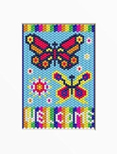 Bright Summer Welcome Pony Bead Banner Pattern