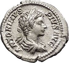 CARACALLA 201AD Rome mint Silver Ancient Roman Coin Nike Victory Cult i51139