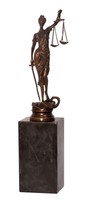 JUSTICIA GÖTTIN DER GERECHTIGKEIT BRONZE JUSTICE JUSTITIA JUSTIZIA