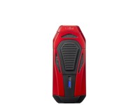 COLIBRI Zigarrenfeuerzeug "Boss III" rot glänzend/schwarz matt 3er Jet-Flamme
