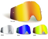 Ersatzglas Spiegelglas für 100% Strata Accuri Racecraft Brillen rot blau silber