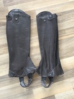 Lederchaps, Chaps, Braun M/L, 4-Riders, *NEU*