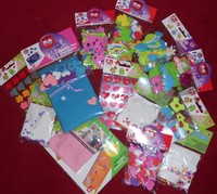 15 Teile KREATIV Paket Sticker Wurfmaterial Mitgebsel Kinderfest basteln NEU  