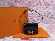 hermes azap fire orange wallet womens  