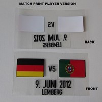 Authentic DFB Deutschland vs Portugal Match Print für adidas Trikot 09.06 EM2012