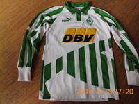 Werder Bremen Trikot Langarm Nr. 7 von 1995 Gr. XS m. Autogrammen ! RARITÄT