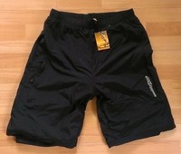 MUDDYFOX ✔ HERREN FAHRRADHOSE MIT ✔ SITZPOLSTER BIKE SHORTS SCHWARZ GRÖßE S M L