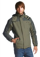 OCK Regenjacke Funktionsjacke Herren 5in1 winddicht wasserdicht Gr. M khaki NEU