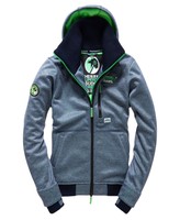 Neuer Herren Superdry Ascent Kapuzenjacke Eclipse Navy Marl