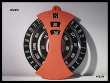 Perpetual Ring Calendar / Retro / Space Age / Vintage ( Dutch Edition )