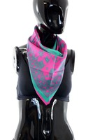 Buff Unisex - Erwachsene Tuch KALAMKARI fuchsia pink grün