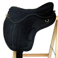 Baumloser Wanderreit Sattel LIBERTY Schwarz NEU+ Zubehör