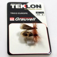 Teklon hochwertige Japan Trico Fliegen Trockenfliege Nymphe Fliegenfischen