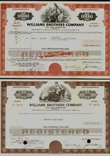 Set of 2 Gas / Pipe Lines / Exploration : Williams Brothers Company Tulsa Ok