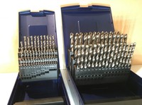 91 Spiralbohrer 0,1mm steigend 1,0-10mm HSS-G 2x Bohrerkassette für Drehmaschine