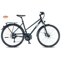Damen Trekking Fahrrad KTM Veneto Light Disc 51cm Shimano LX schwarz Alu 2016