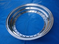 BBS RM 012 Felgenbett Bett Außenbett Alu Aluminium 3,0 15  30 Loch poliert RS