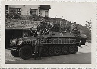 Foto Halbkette SdKfz Spähwagen Panzer Spw SdKfz. 251/1 10x14cm