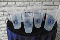 8 Arminia Bielefeld Stadion Bierbecher+Autogramm