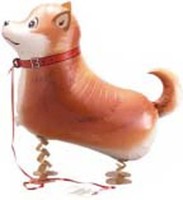 Folienballon Airwalker Hund Shiba Luftballons Luftballon Folienballons