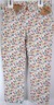 OshKosh B'gosh Girls Skinny Jeans Size 5 White Blue Pink Multi Floral