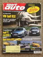 Sport Auto SPA Heft 09/2006 VW Golf R32 Cayman BMW Z4 M5 Audi TT Astra GTC