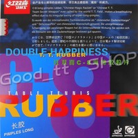 2x DHS C8 lange Noppe Tischtennis Belag, NEU !