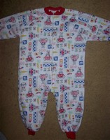 CARTER'S Hippity Hop Bunny Print Blanket Sleeper Size 4
