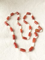 #10.136# (S536-D) Halskette mit Karneolen