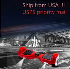 RED Dual Two Wheels Self Balancing Smart Electric Mini Scooter Skateboard Car