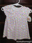 NWT/INFANT GIRLS CIRCO 6 Mos/Floral Dress/Bloomers/Brand New/Colorful/All Cotton