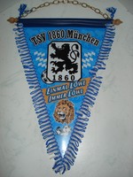 RARITÄT ! Wimpel TSV 1860 München Münchens 60ziger Sammlerstück Fussball 