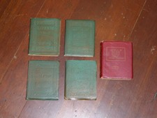 4 Tennyson 1920s Little Leather Library Lancelot & Elaine Inferno Holy Grail