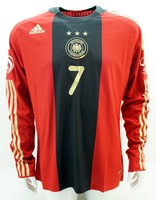DFB Deutschland Spielertrikot Shirt match issued langarm l/s Schweinsteiger 2008