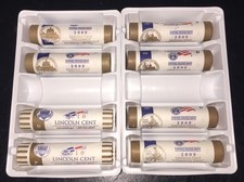 New listing
8 Mint Rolls P&D Lincoln Cents 2010 Shield/2009 Formative/Presidency/Prof ession