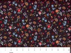 Concord Country Floral/Flower Showers/Navy/100% Cotton BY THE YARD