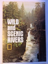 July 1977 National Geographic map~Wild and Scenic Rivers of the United States