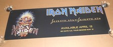 Iron Maiden Seventh Son of a Seventh Son Promo 1988 Original Poster 12x36