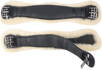Dressurgurt Harrys Horse Lammfell Kurzgurt Sattelgurt Neoprengurt Merinowolle