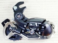 SHIMANO TOURNEY SCHALTWERK RDTX 35 - 6 7 8 FACH - MONTAGE MIT ADAPTER   ARDTX35B