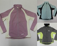 Fahrradjacke Jacken Damen Softshell Laufjacke Funktionsjacke grau lila türkis